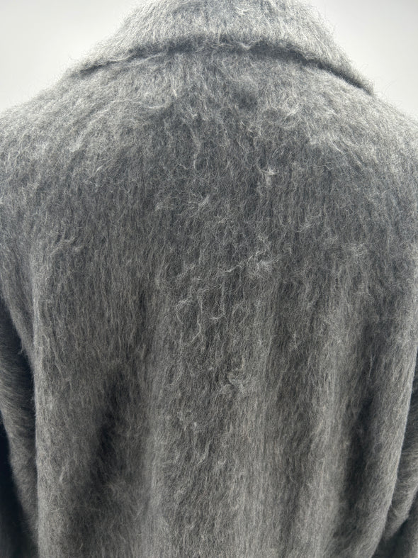 Pull gris en mohair