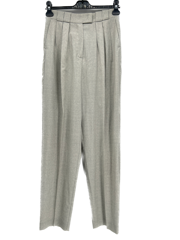 Pantalon large gris