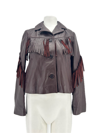 Veste en cuir "Serena"