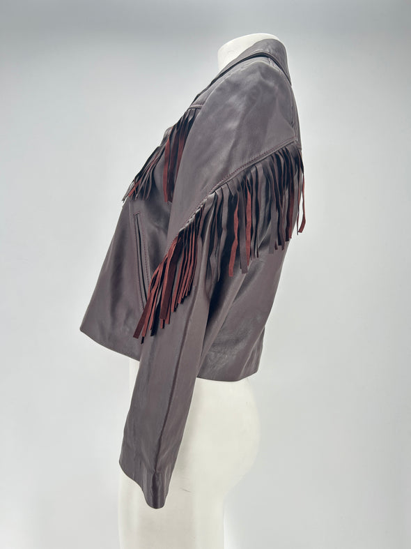 Veste en cuir "Serena"