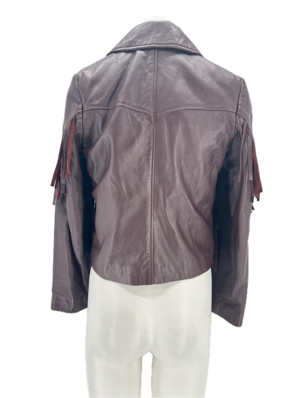 Veste en cuir "Serena"