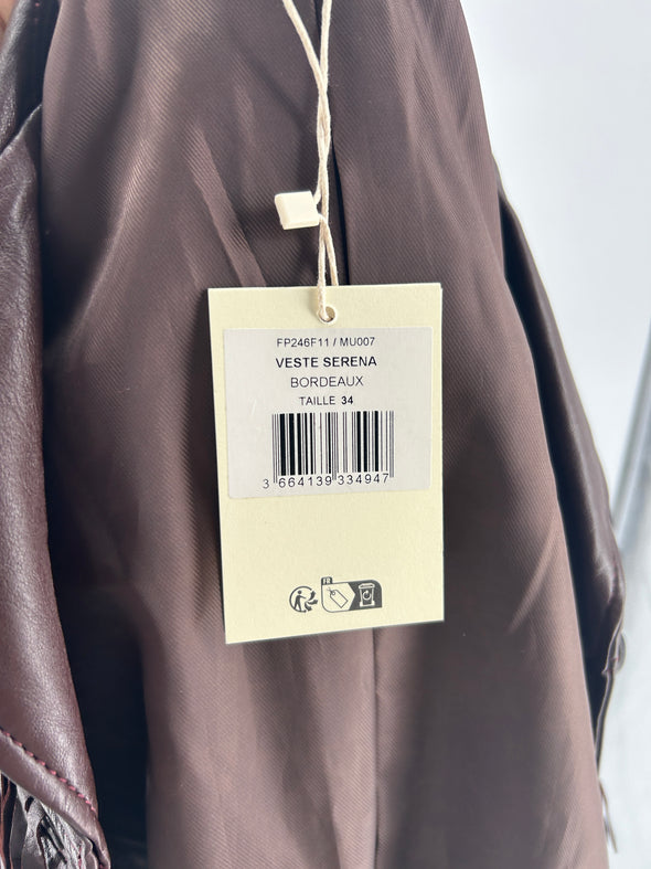 Veste en cuir "Serena"