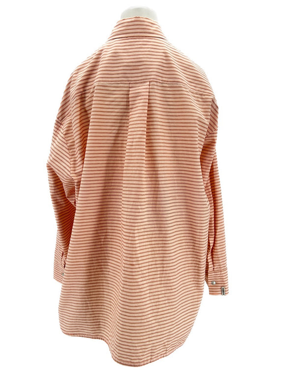 Chemise rayé rose