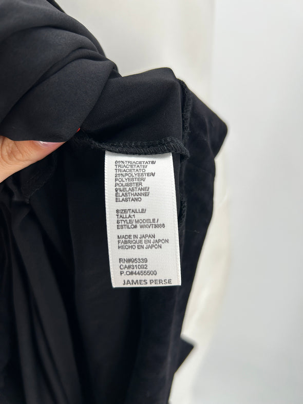 Pull en velours noir
