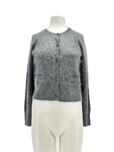 Cardigan en cachemire gris