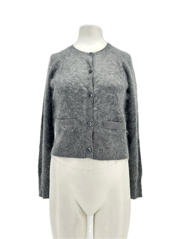 Cardigan en cachemire gris