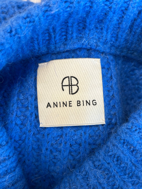 Pull en laine bleu