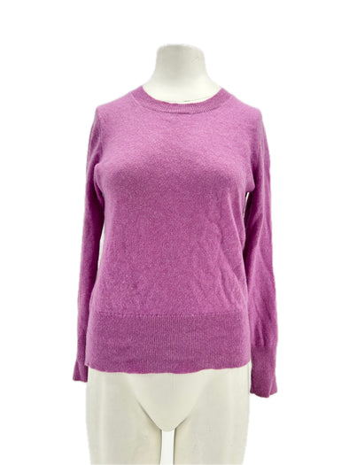 Pull en cachemire rose