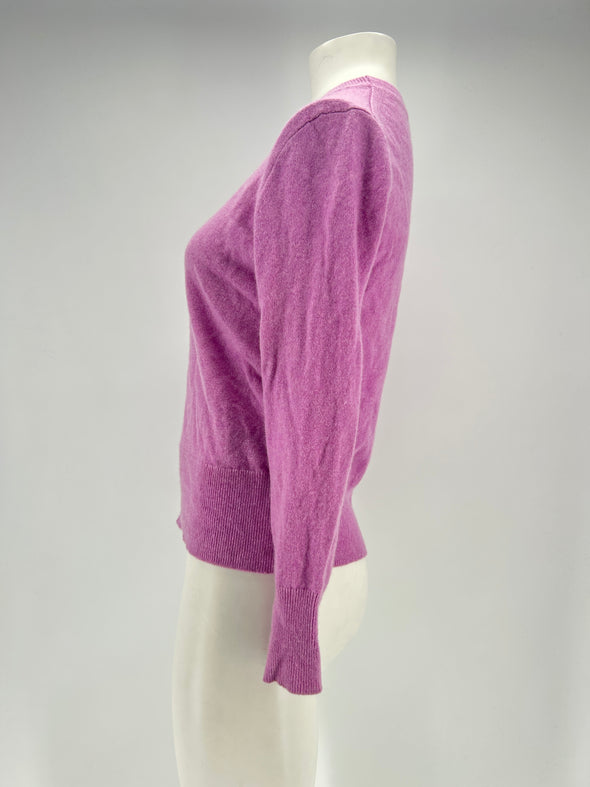 Pull en cachemire rose