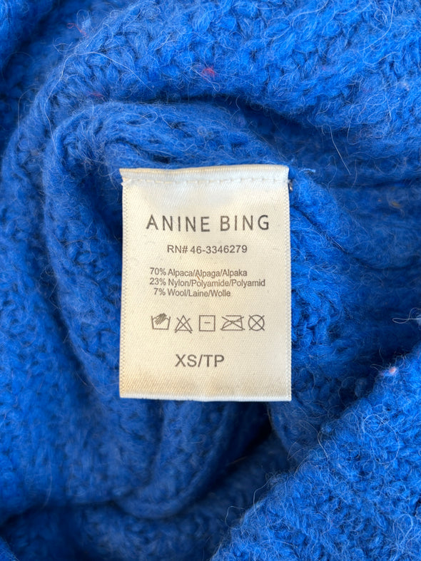 Pull en laine bleu