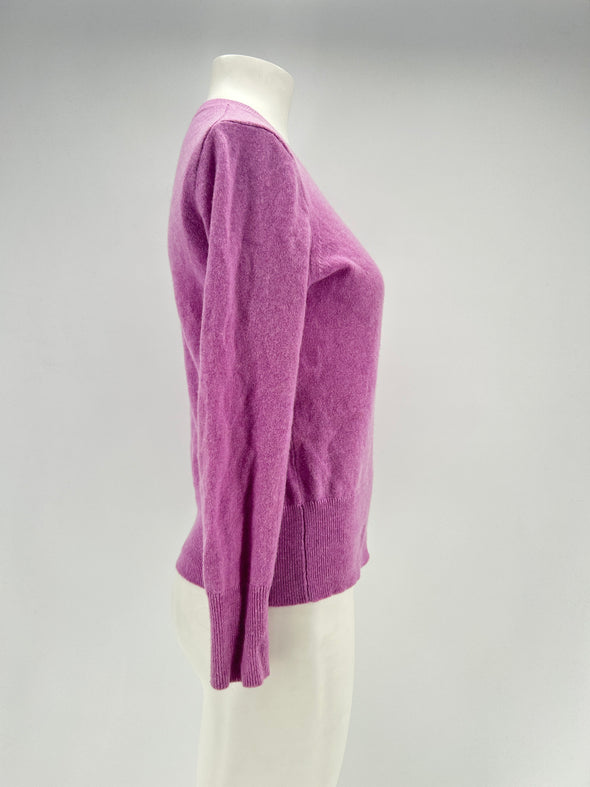 Pull en cachemire rose