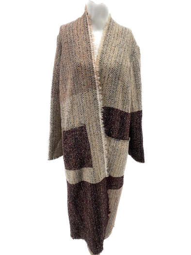 Cardigan long en laine
