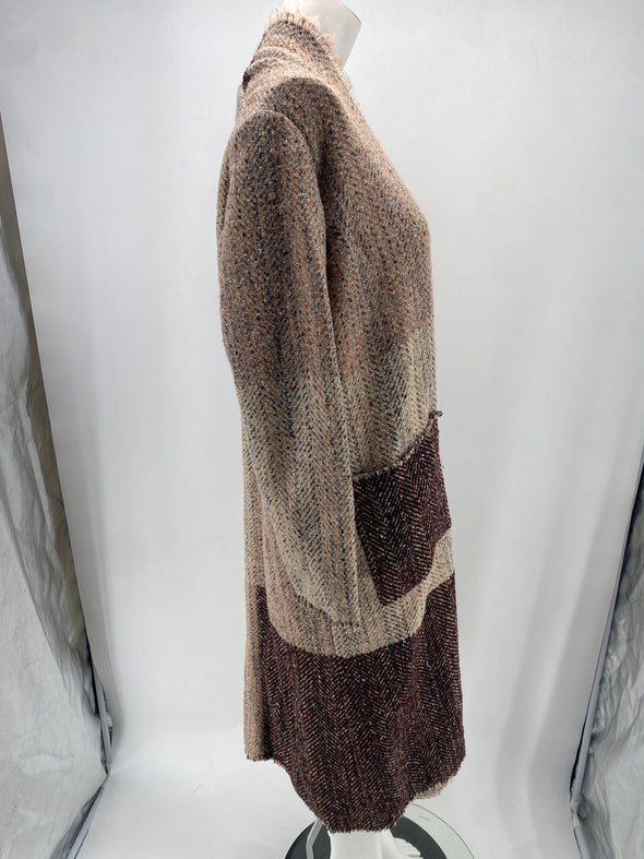 Cardigan long en laine