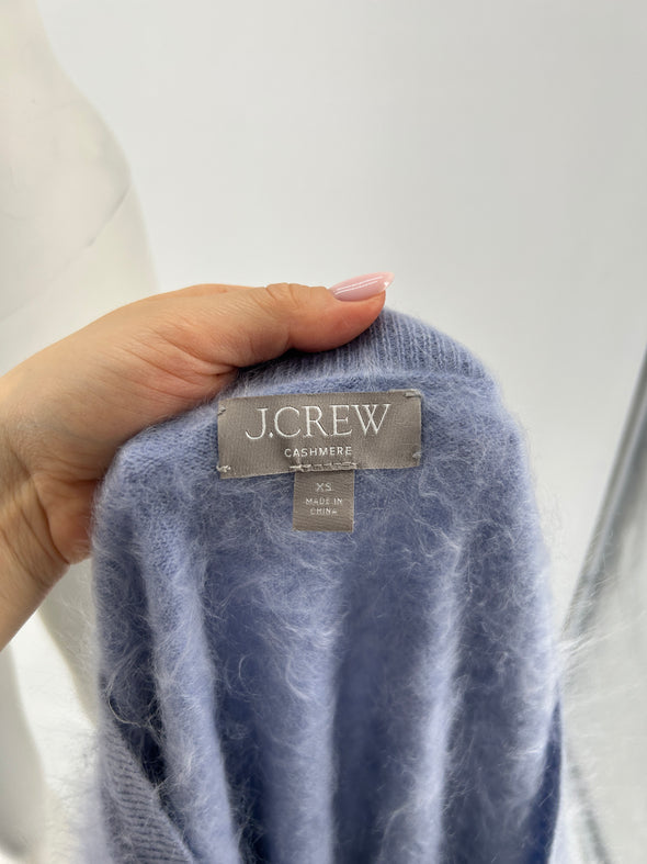 Pull en cachemire bleu