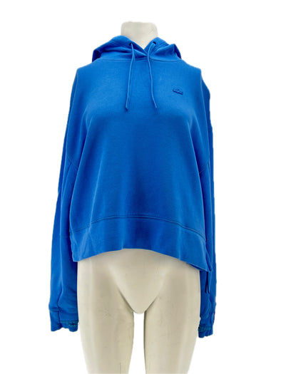Sweat à capuche bleu