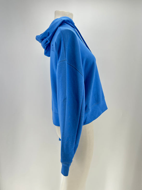 Sweat à capuche bleu