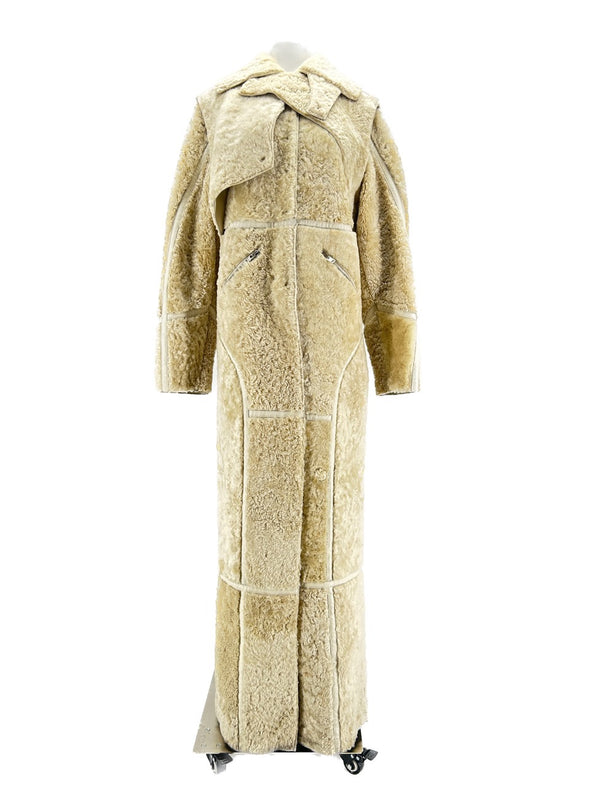 Manteau long beige