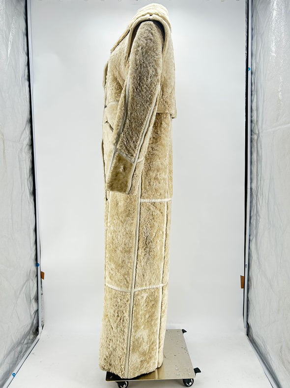 Manteau long beige