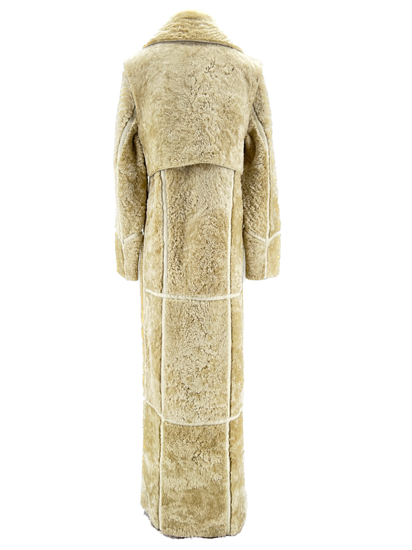 Manteau long beige