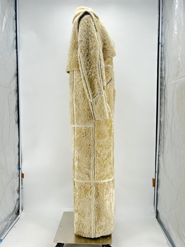 Manteau long beige