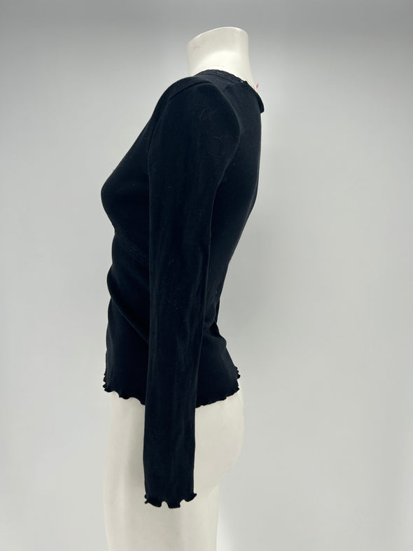 Cardigan noir "Mireille"
