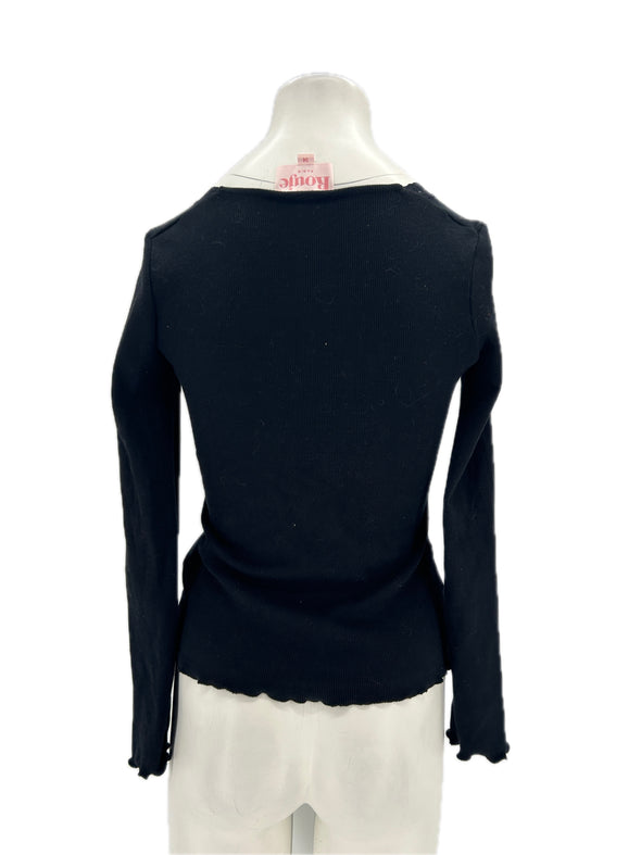 Cardigan noir "Mireille"
