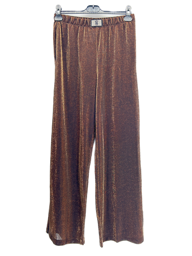 Pantalon marron irisé