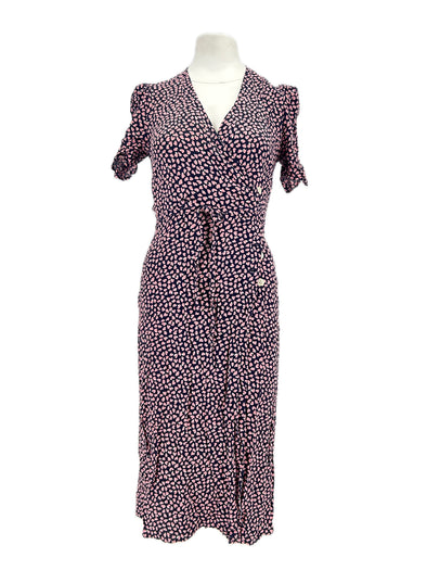 Robe à imprimé bicolore
