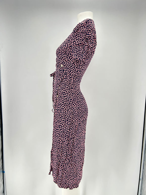 Robe à imprimé bicolore