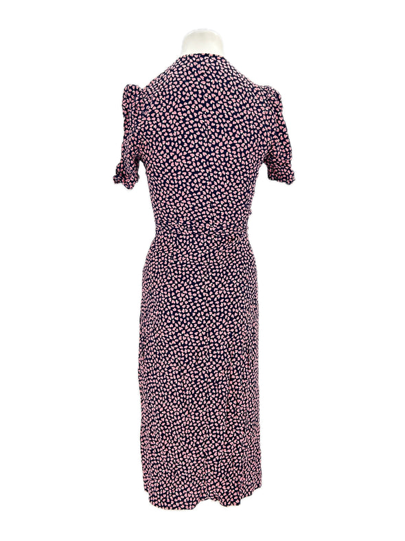 Robe à imprimé bicolore