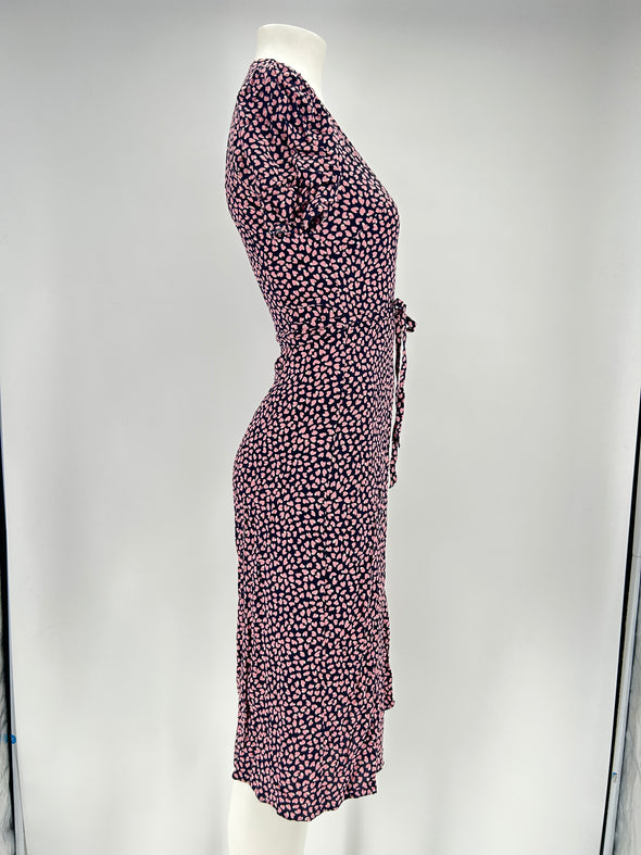 Robe à imprimé bicolore
