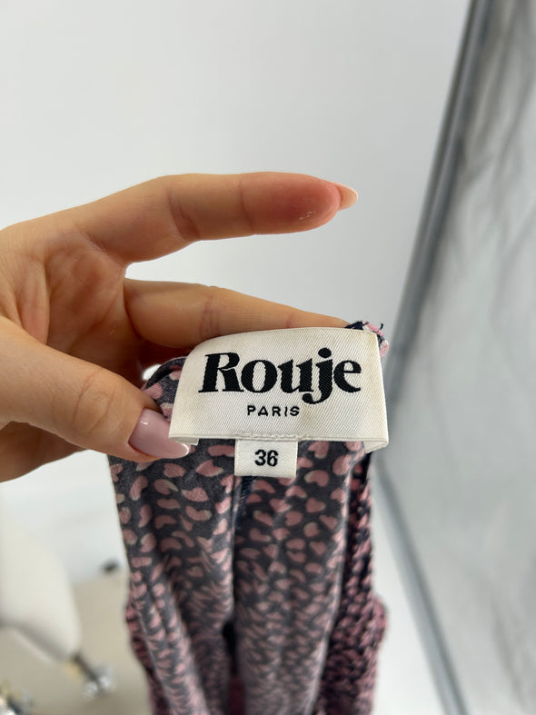 Robe à imprimé bicolore