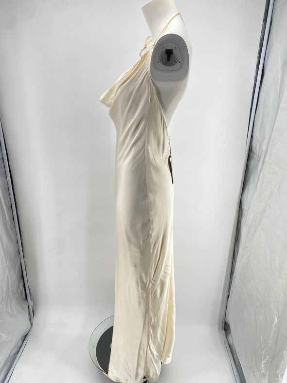 Robe longue en soie