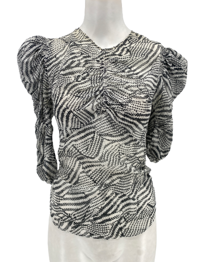 Blouse noir et blanc