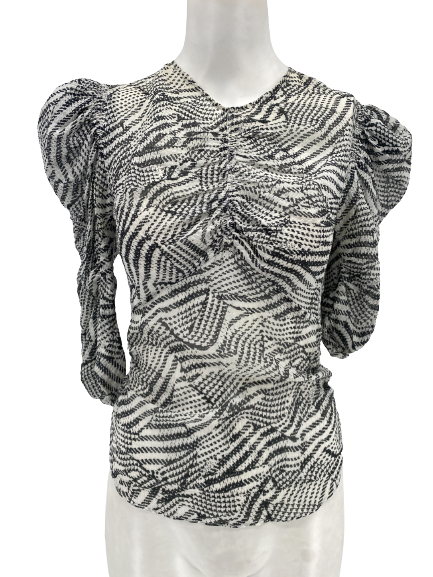 Blouse noir et blanc