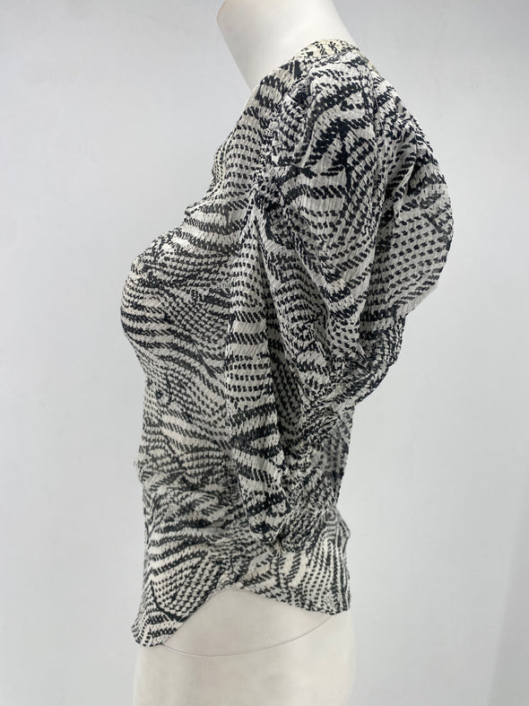 Blouse noir et blanc