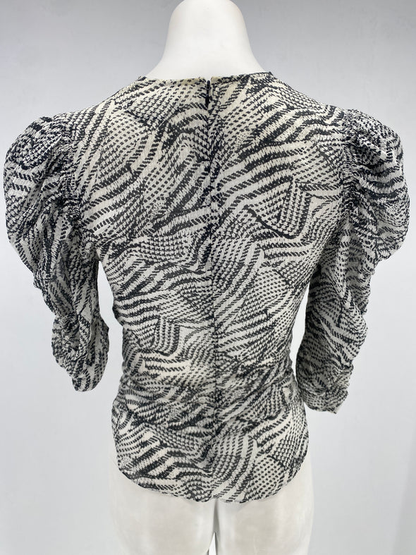 Blouse noir et blanc