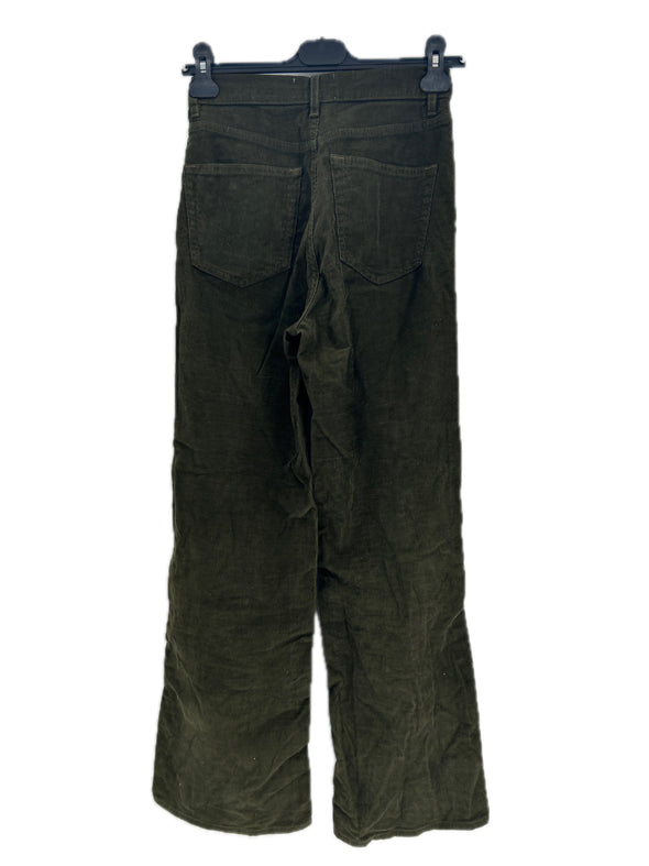 Pantalon en velours kaki