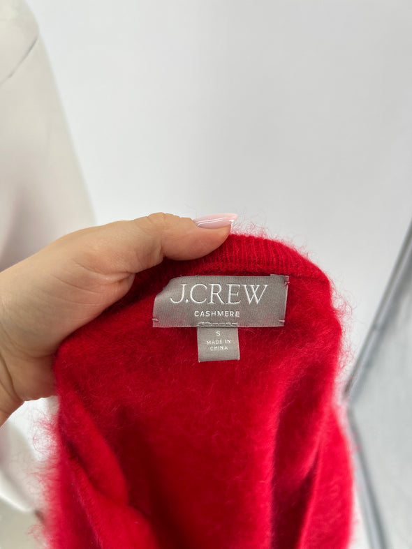 Pull en cachemire rouge