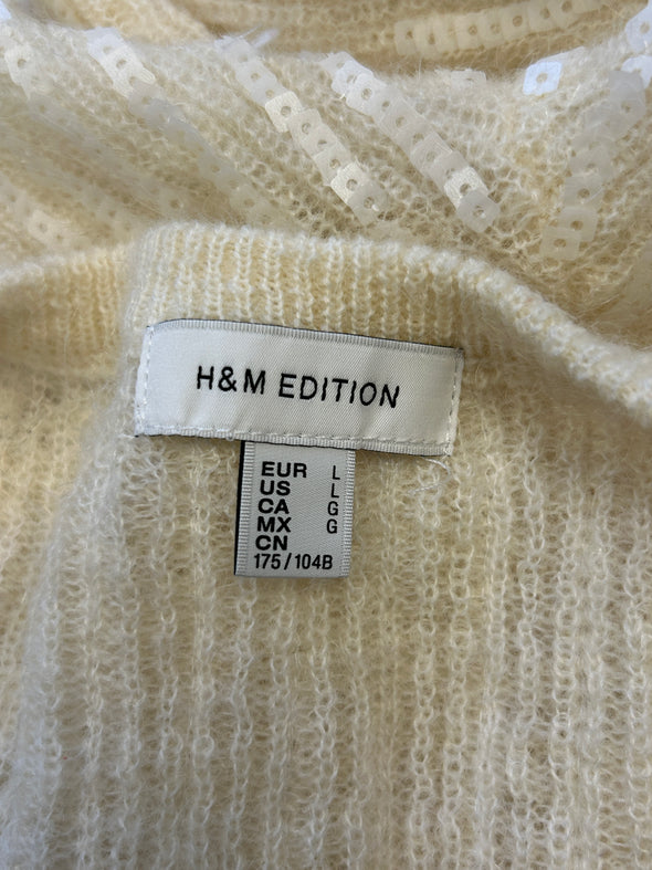 Robe en laine à sequins