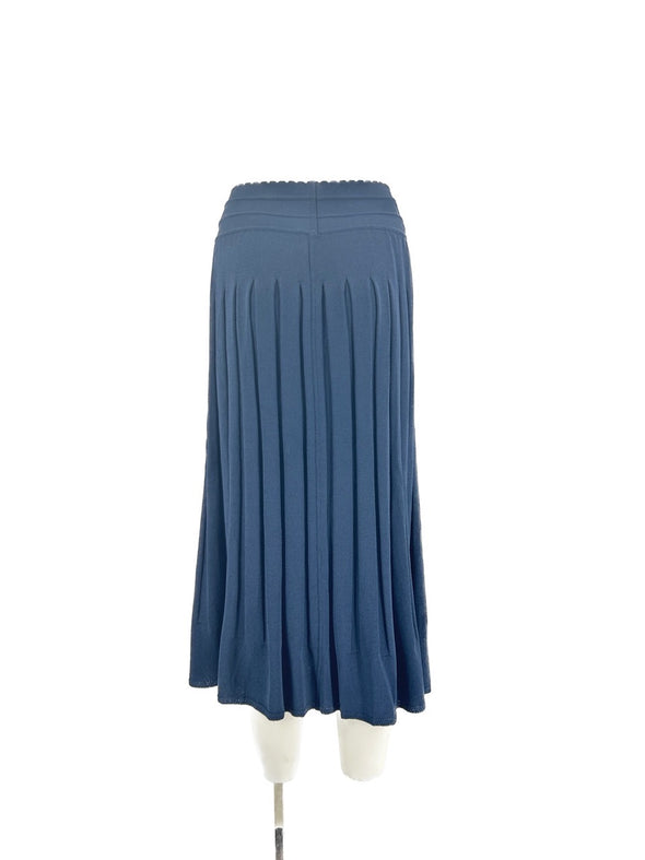 Jupe en maille marine