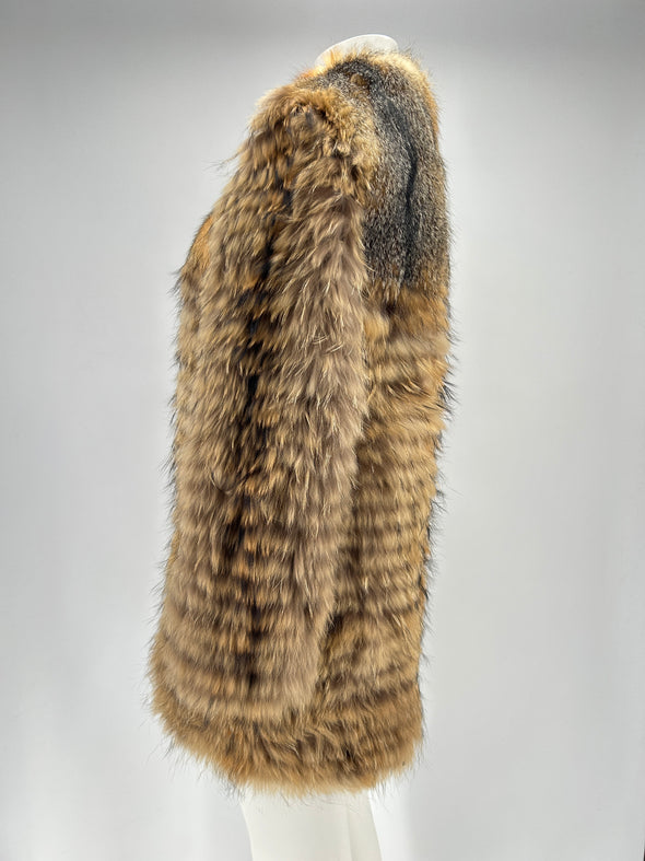 Manteau en fourrure de renard