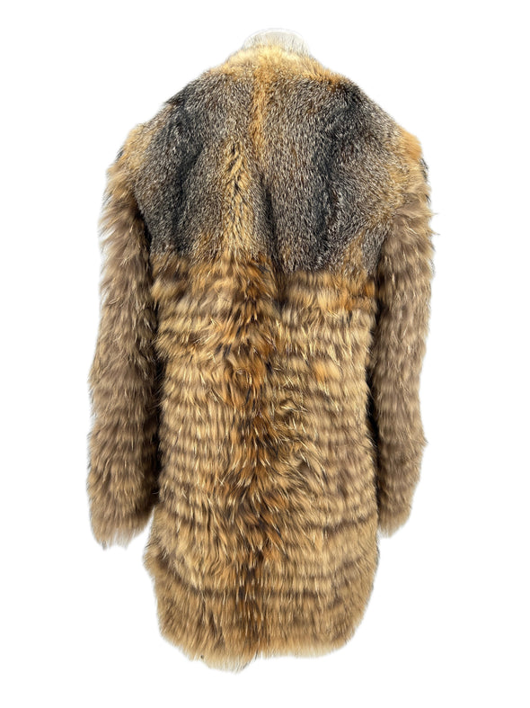 Manteau en fourrure de renard