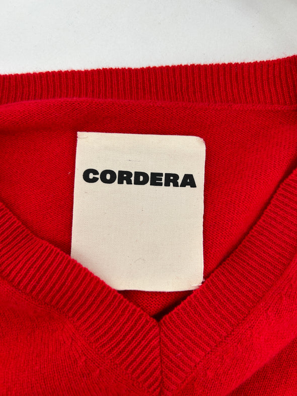 Pull rouge en cachemire
