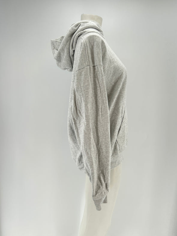 Sweat à capuche gris