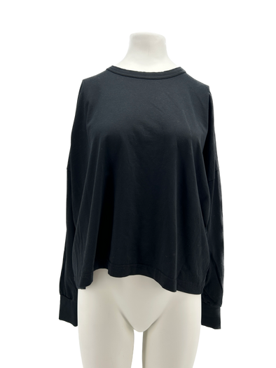 T-shirt noir à manches longues