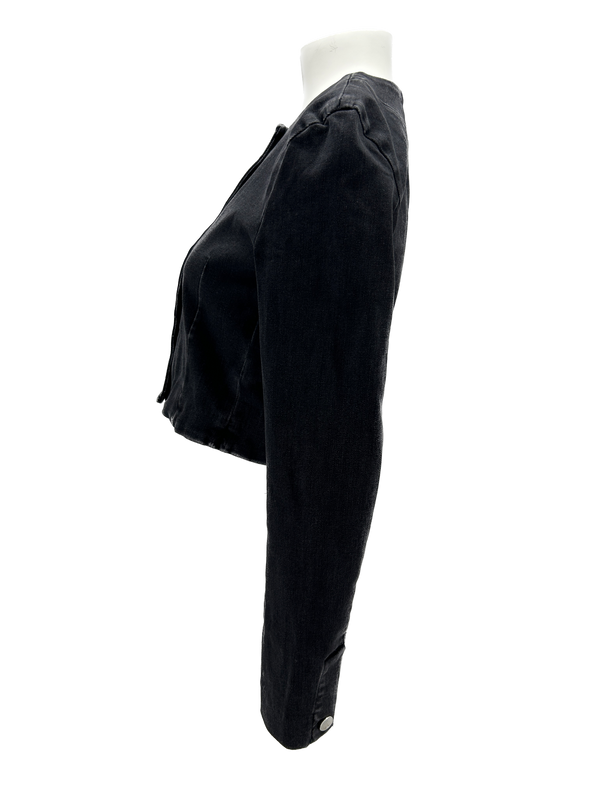 Gilet en jean gris