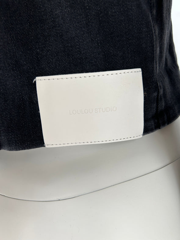 Gilet en jean gris