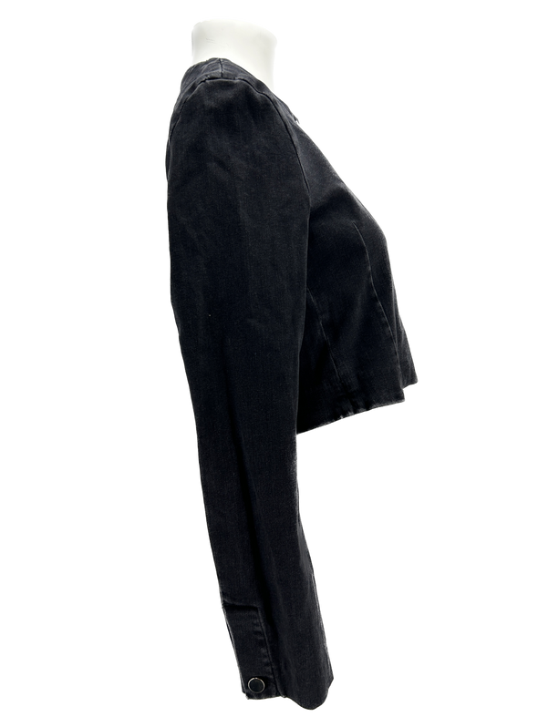 Gilet en jean gris
