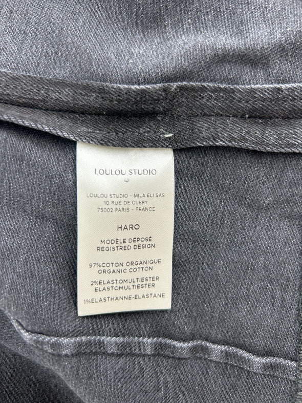 Gilet en jean gris